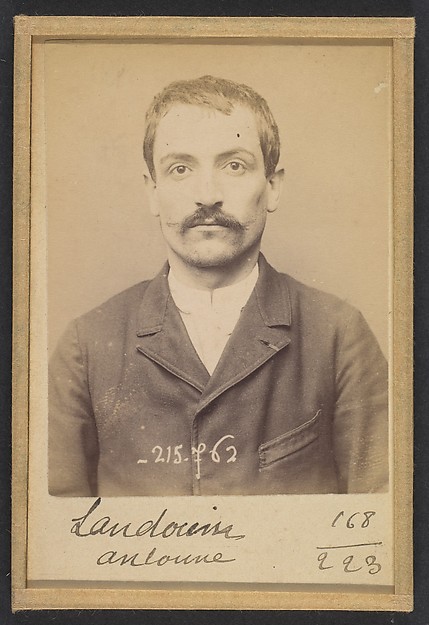 Landoin. Antoine, Eugène. 33 ans, né le 16/11/60 à Quincie (Rhône). Comptable. Anarchiste. 16/3/94.