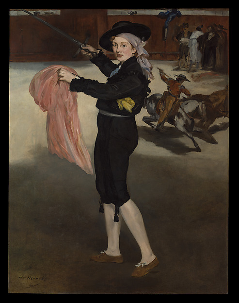 Mademoiselle V. . . in the Costume of an Espada